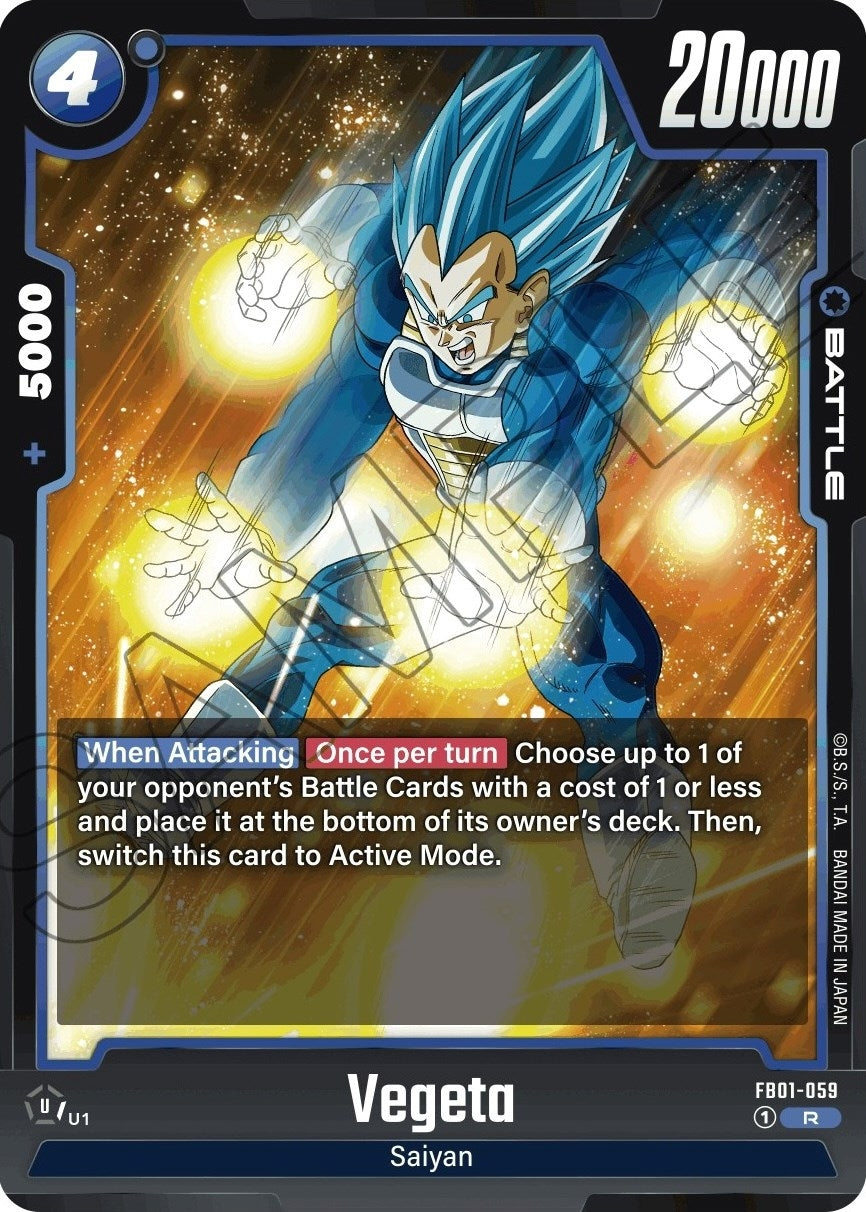 Image for Vegeta - FB01-059 (Awakened Pulse) (FB01-059) - Dragon Ball Super: Fusion World