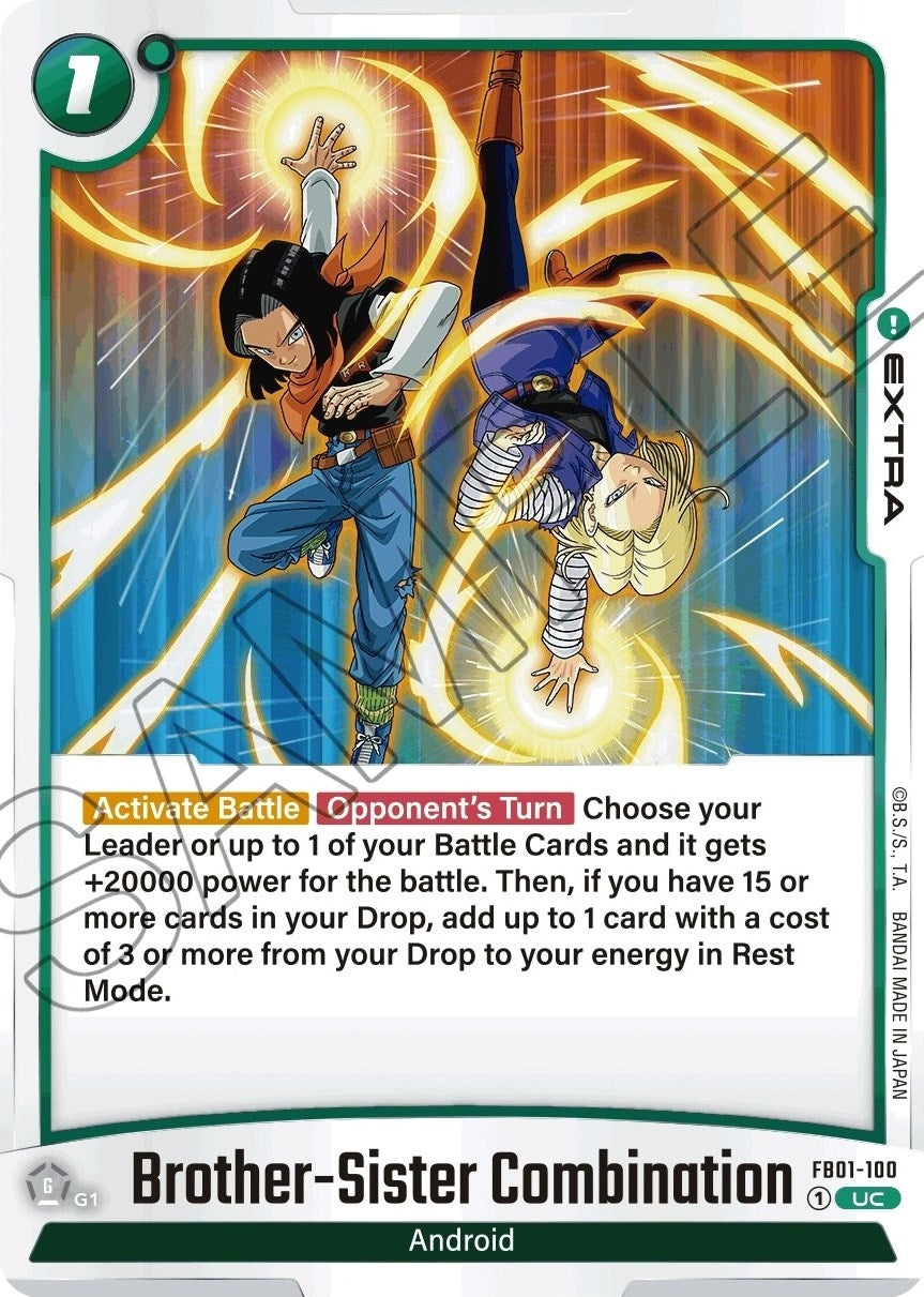Image for Brother-Sister Combination (Awakened Pulse) (FB01-100) - Dragon Ball Super: Fusion World