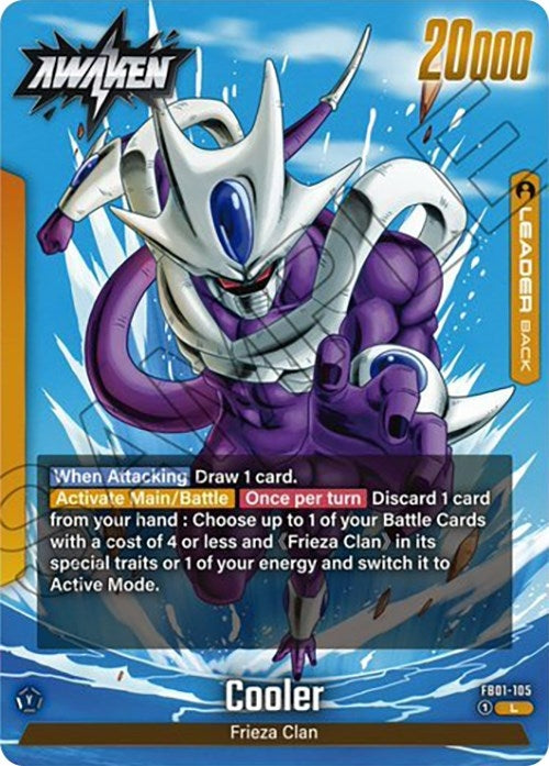 Image for Cooler - FB01-105 (Awakened Pulse) (FB01-105) - Dragon Ball Super: Fusion World