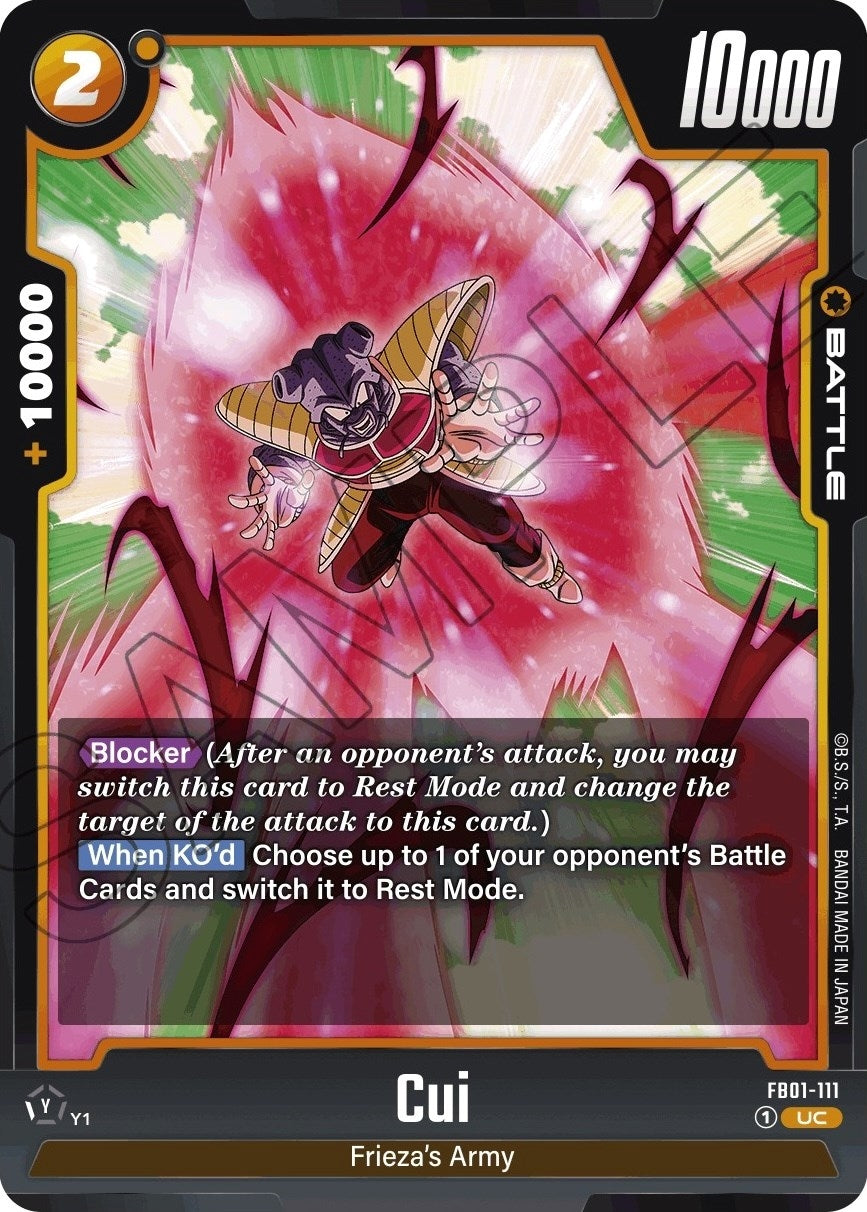Image for Cui (Awakened Pulse) (FB01-111) - Dragon Ball Super: Fusion World