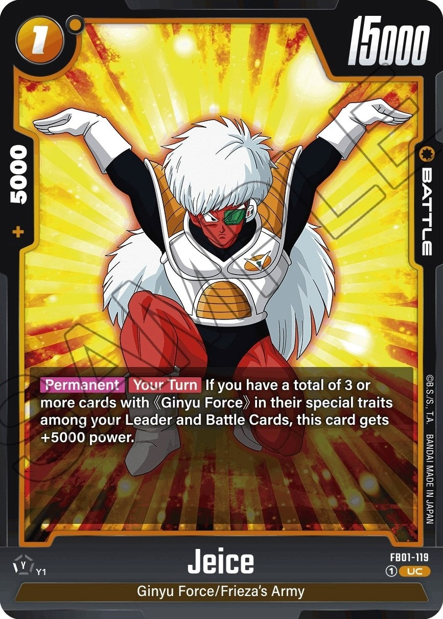 Image for Jeice (Awakened Pulse) (FB01-119) - Dragon Ball Super: Fusion World