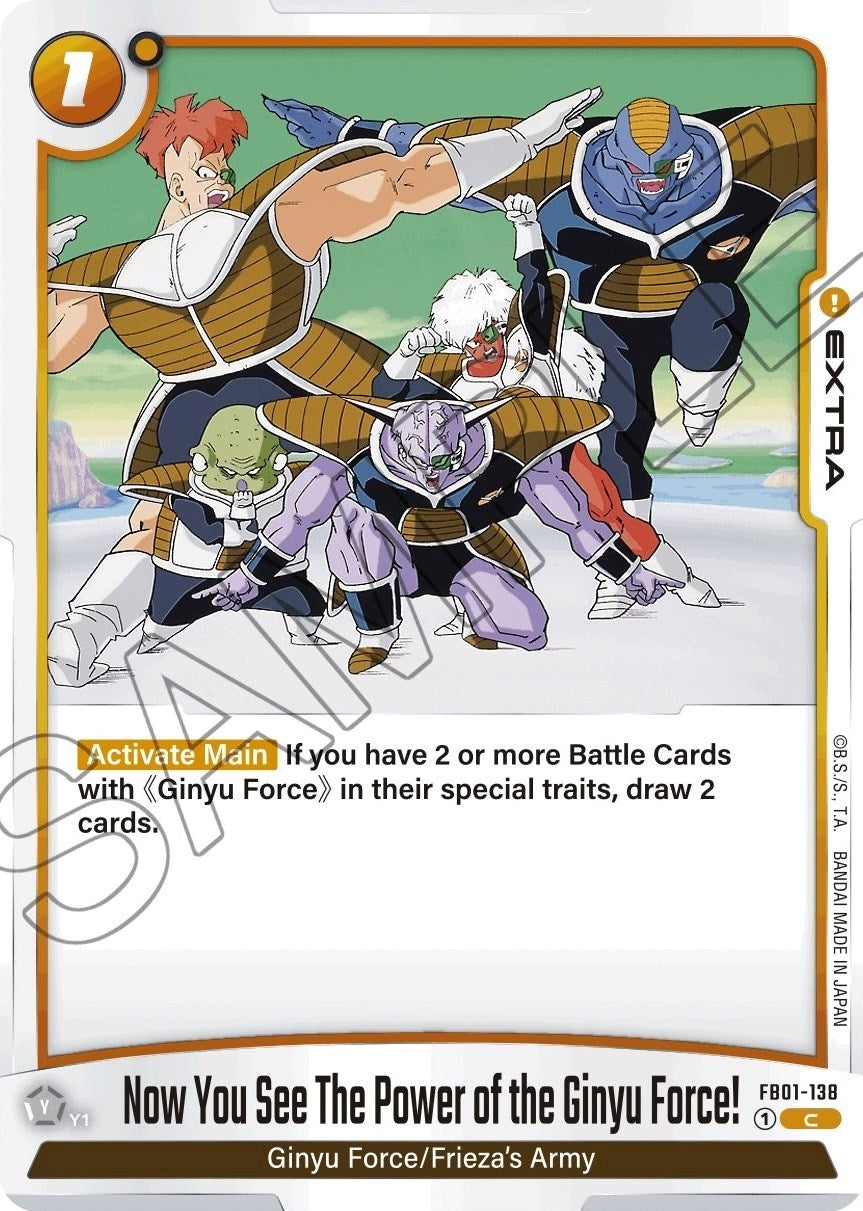 Image for Now You See The Power of the Ginyu Force! (Awakened Pulse) (FB01-138) - Dragon Ball Super: Fusion World