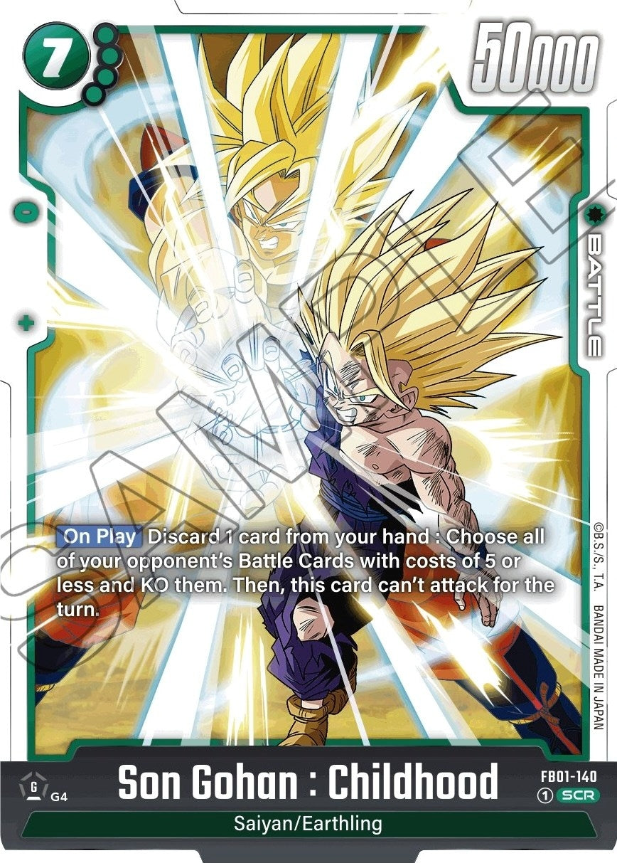 Image for Son Gohan : Childhood - FB01-140 (Awakened Pulse) (FB01-140) - Dragon Ball Super: Fusion World