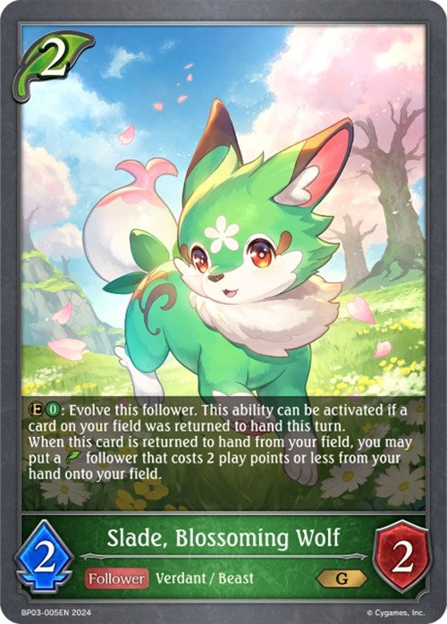 Image for Slade, Blossoming Wolf (BP03: Flame of Laevateinn) (BP03-005EN) - Shadowverse: Evolve