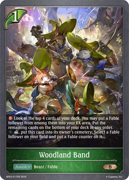 Image for Woodland Band (BP03: Flame of Laevateinn) (BP03-017EN) - Shadowverse: Evolve