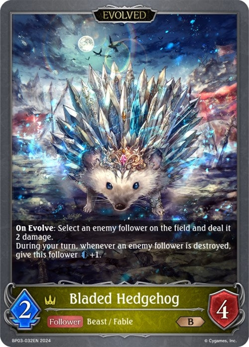 Image for Bladed Hedgehog (Evolved) (BP03: Flame of Laevateinn) (BP03-032EN) - Shadowverse: Evolve