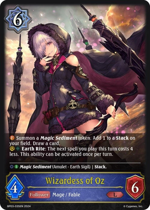 Image for Wizardess of Oz (BP03: Flame of Laevateinn) (BP03-035EN) - Shadowverse: Evolve