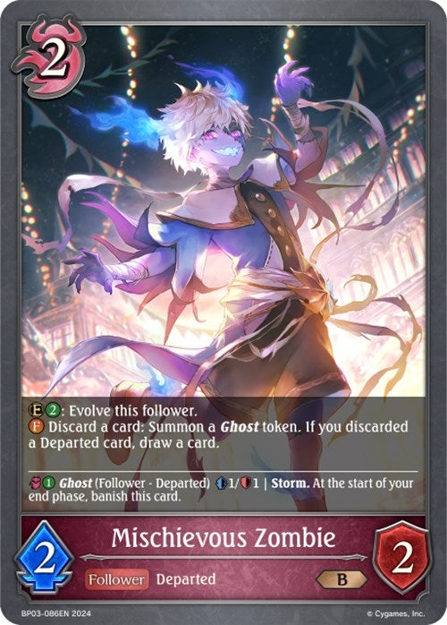 Image for Mischievous Zombie (BP03: Flame of Laevateinn) (BP03-086EN) - Shadowverse: Evolve