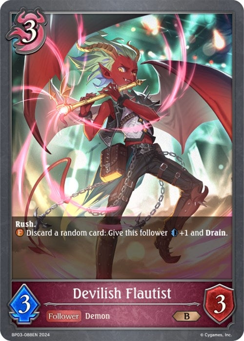 Image for Devilish Flautist (BP03: Flame of Laevateinn) (BP03-088EN) - Shadowverse: Evolve