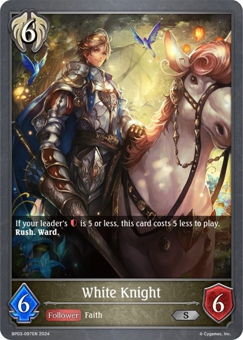 Image for White Knight (BP03: Flame of Laevateinn) (BP03-097EN) - Shadowverse: Evolve