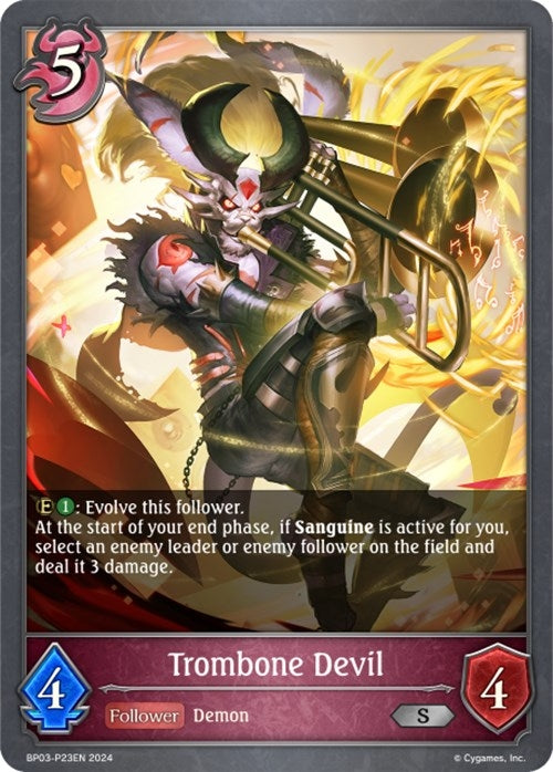 Image for Trombone Devil- P23EN (Foil) (BP03: Flame of Laevateinn) (BP03-P23EN) - Shadowverse: Evolve