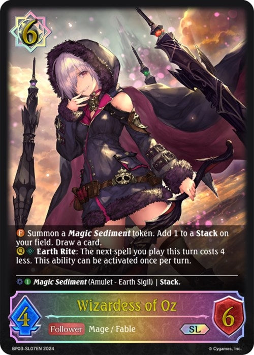 Image for Wizardess of Oz (SL) (BP03: Flame of Laevateinn) (BP03-SL07EN) - Shadowverse: Evolve