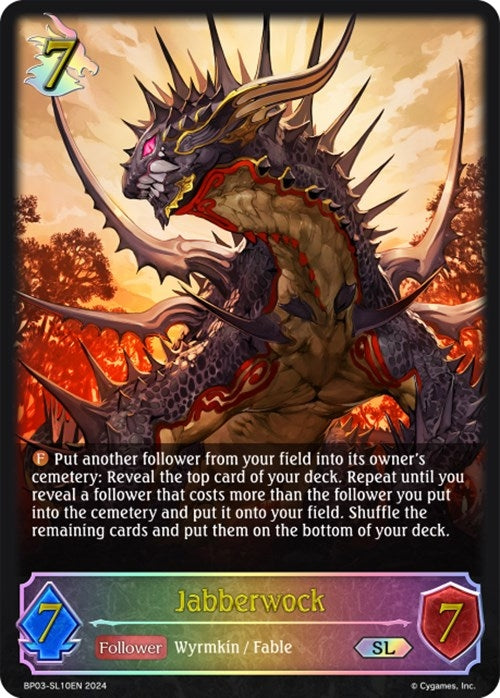 Image for Jabberwock (SL) (BP03: Flame of Laevateinn) (BP03-SL10EN) - Shadowverse: Evolve