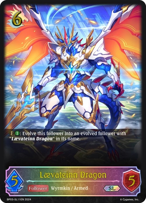 Image for Laevateinn Dragon (SL) (BP03: Flame of Laevateinn) (BP03-SL11EN) - Shadowverse: Evolve