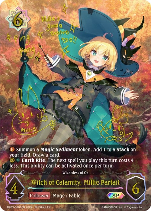 Image for Witch of Calamity, Millie Parfait (SP) (BP03: Flame of Laevateinn) (BP03-SP01EN) - Shadowverse: Evolve