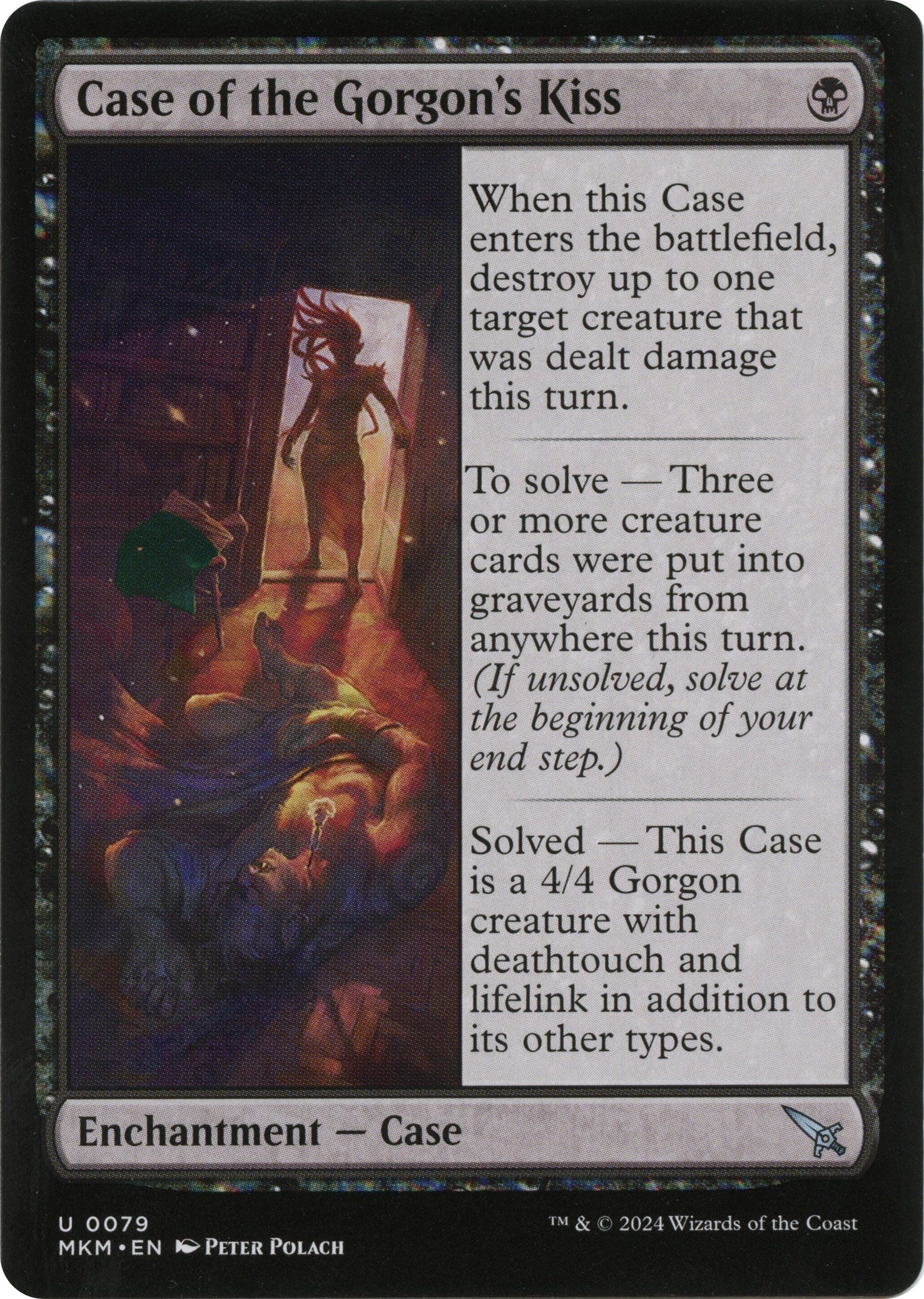 Image for Case of the Gorgon's Kiss (b) (Murders at Karlov Manor) (79) - Magic: The Gathering