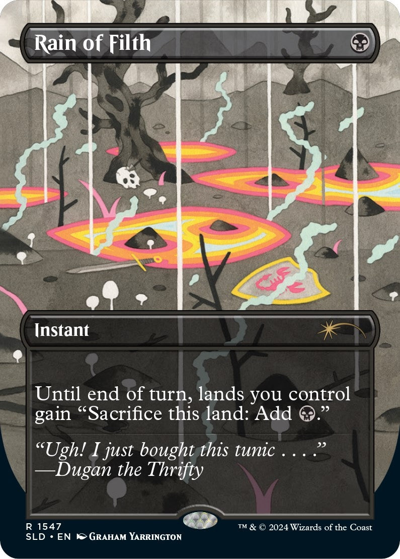 Image for Rain of Filth (Secret Lair Drop Series) (1547) - Magic: The Gathering