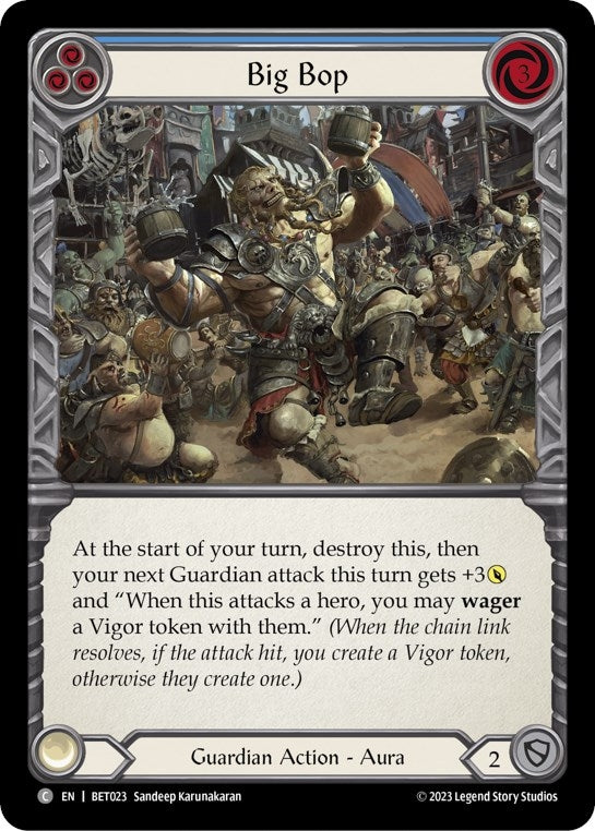 Image for Big Bop (Blue) (Blitz Deck: Heavy Hitters - Betsy) (BET023) - Flesh and Blood TCG