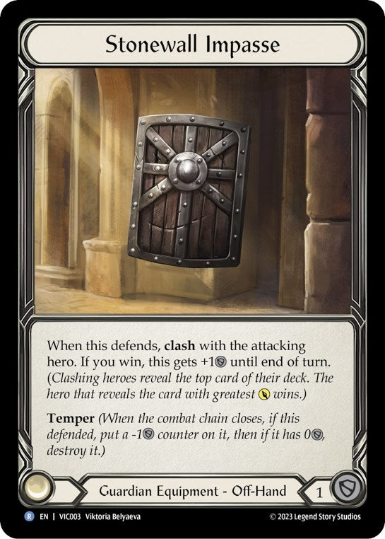 Image for Stonewall Impasse (Blitz Deck: Heavy Hitters - Victor) (VIC003) - Flesh and Blood TCG