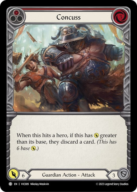 Image for Concuss (Red) (Blitz Deck: Heavy Hitters - Victor) (VIC009) - Flesh and Blood TCG
