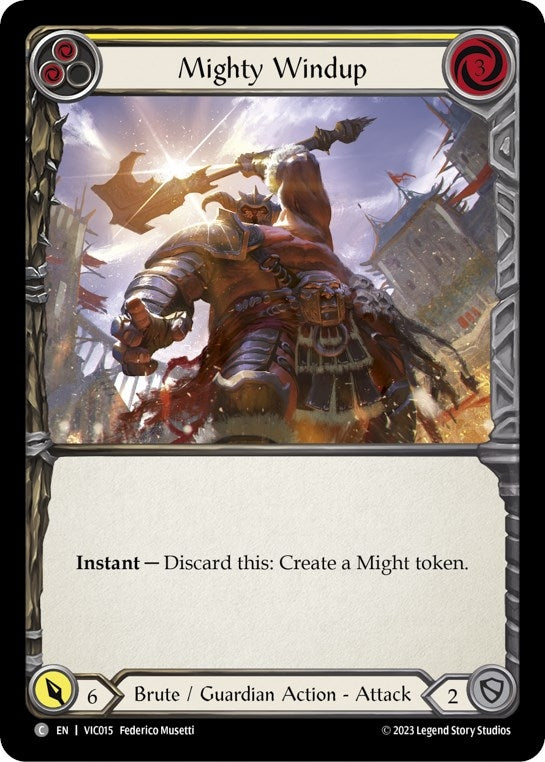 Image for Mighty Windup (Yellow) (Blitz Deck: Heavy Hitters - Victor) (VIC015) - Flesh and Blood TCG