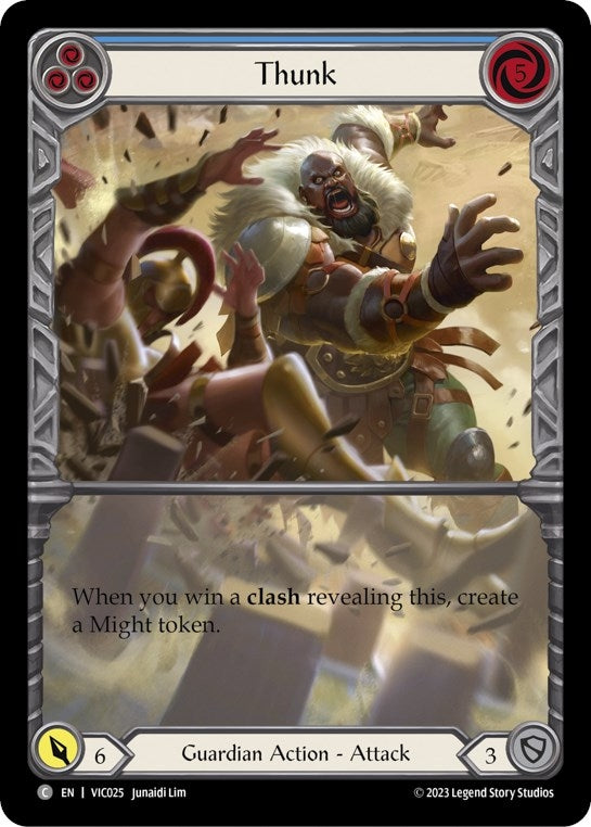 Image for Thunk (Blue) (Blitz Deck: Heavy Hitters - Victor) (VIC025) - Flesh and Blood TCG