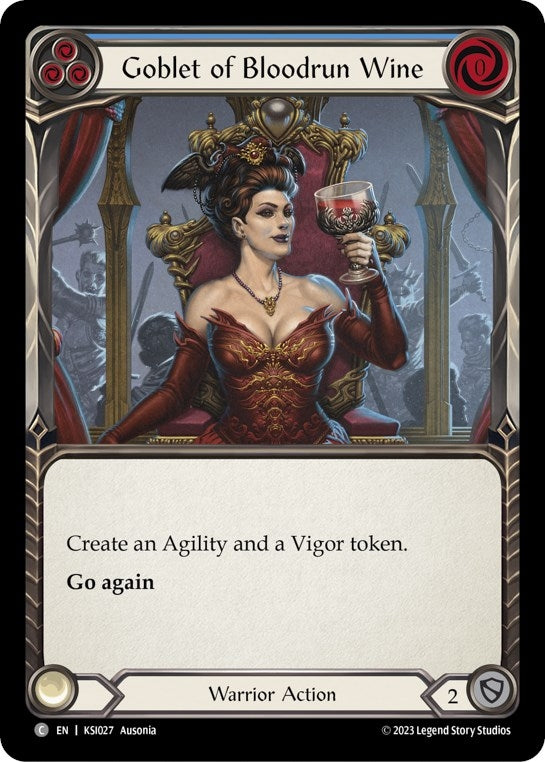 Image for Goblet of Bloodrun Wine (Blitz Deck: Heavy Hitters - Kassai) (KSI027) - Flesh and Blood TCG