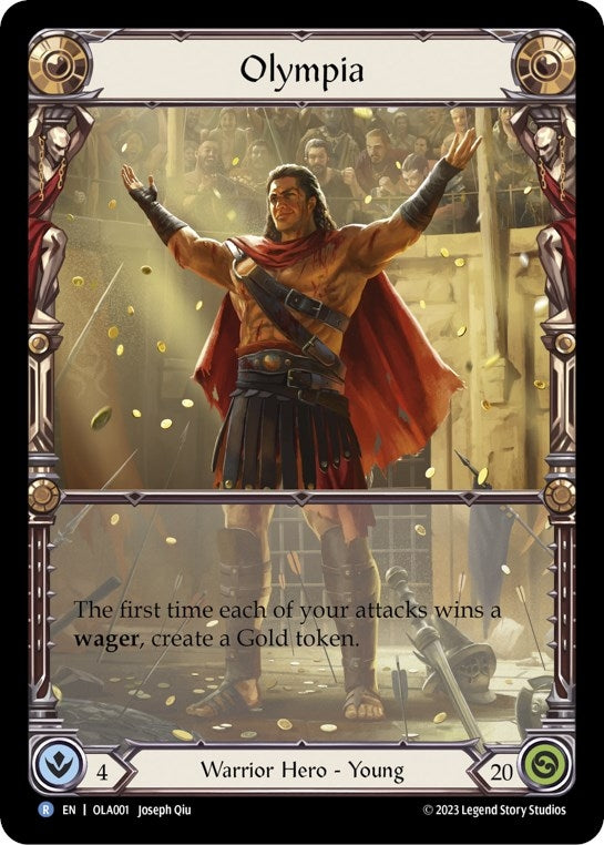 Image for Olympia (Blitz Deck: Heavy Hitters - Olympia) (OLA001) - Flesh and Blood TCG