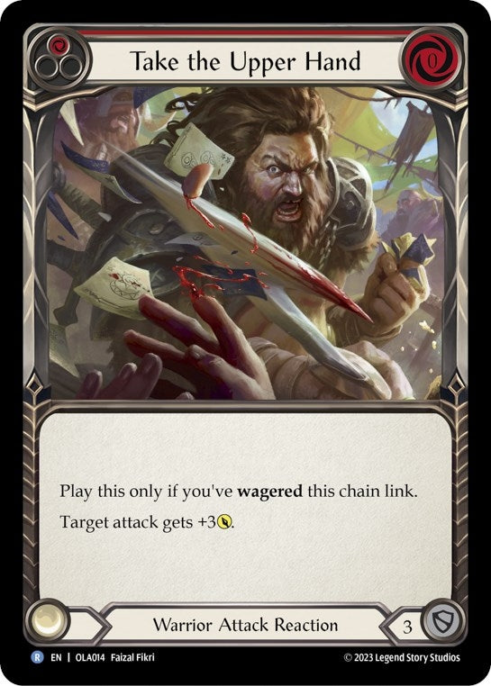 Image for Take the Upper Hand (Red) (Blitz Deck: Heavy Hitters - Olympia) (OLA014) - Flesh and Blood TCG