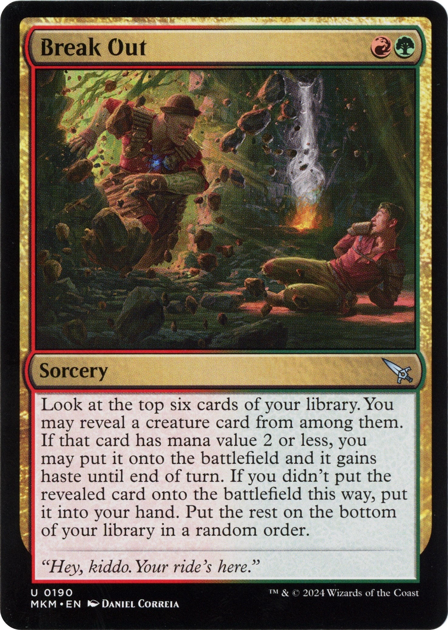 Image for Break Out (b) (Murders at Karlov Manor) (190) - Magic: The Gathering
