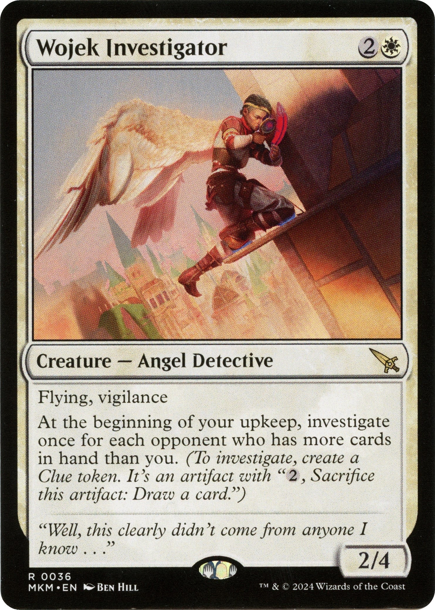 Image for Wojek Investigator (b) (Murders at Karlov Manor) (36) - Magic: The Gathering