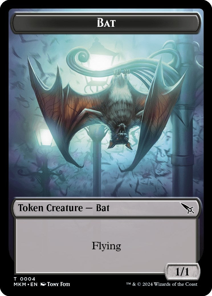 Image for Bat Token (Murders at Karlov Manor) (4) - Magic: The Gathering
