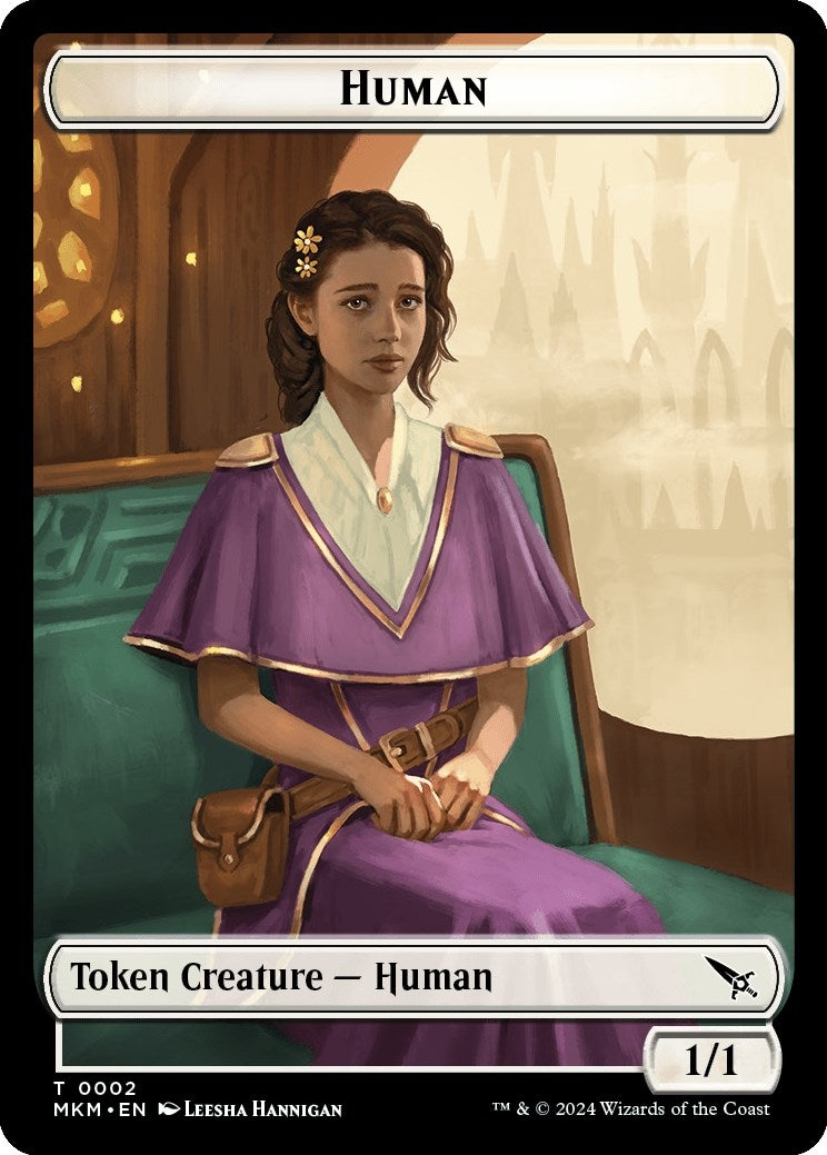 Image for Human Token (Murders at Karlov Manor) (2) - Magic: The Gathering