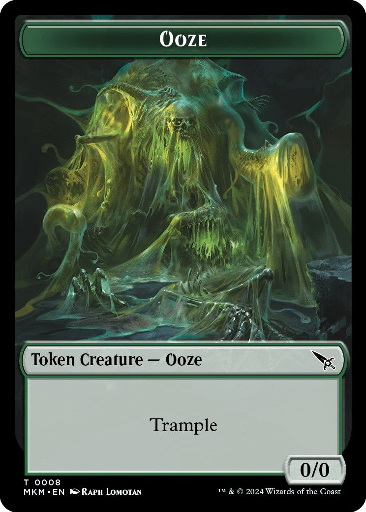 Image for Ooze Token (Murders at Karlov Manor) (8) - Magic: The Gathering
