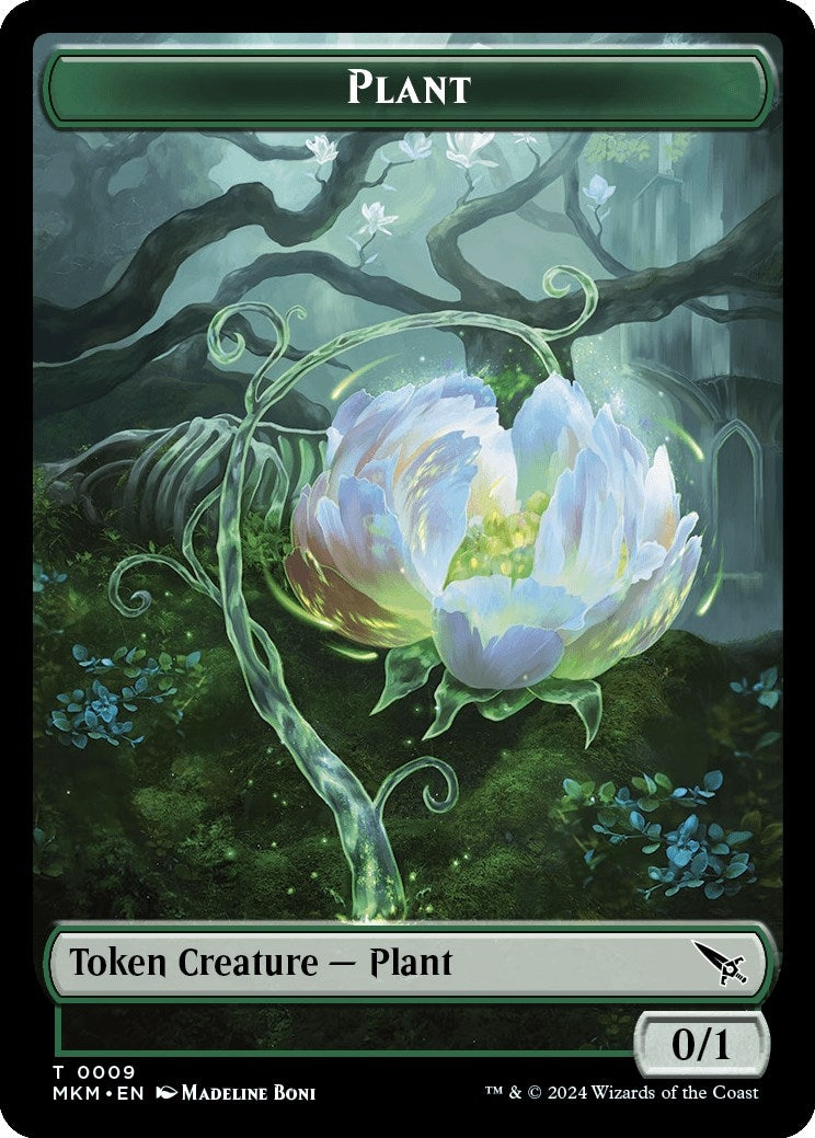 Image for Plant Token (Murders at Karlov Manor) (9) - Magic: The Gathering