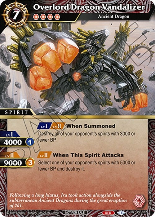 Image for Overlord Dragon Vandalizer (Tournament Pack Vol. 4) (Launch & Event Promos) (PR-032) - Battle Spirits Saga