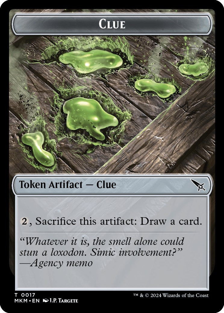 Image for Clue (0017) // A 0044 Double-Sided Token (Murders at Karlov Manor) (17 // 44) - Magic: The Gathering