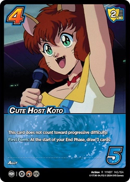 Image for Cute Host Koto (Yu Yu Hakusho: Dark Tournament) (145/154) - UniVersus