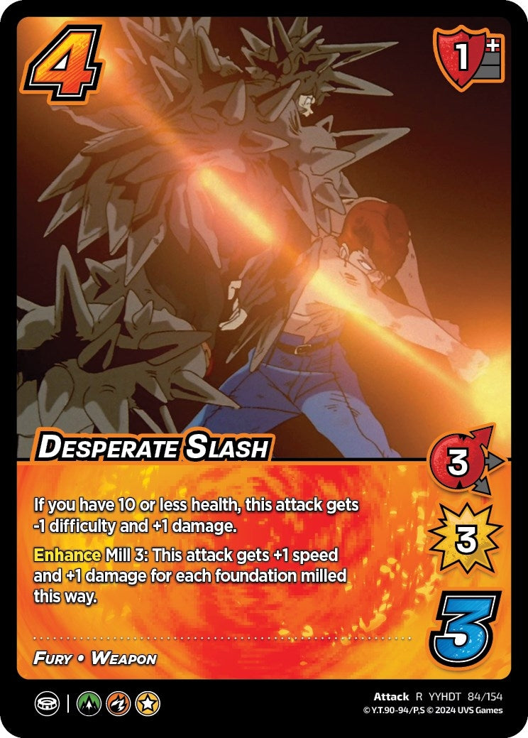 Image for Desperate Slash (Yu Yu Hakusho: Dark Tournament) (84/154) - UniVersus