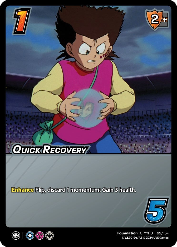Image for Quick Recovery (Yu Yu Hakusho: Dark Tournament) (99/154) - UniVersus