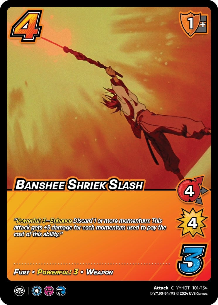 Image for Banshee Shriek Slash (Yu Yu Hakusho: Dark Tournament) (101/154) - UniVersus