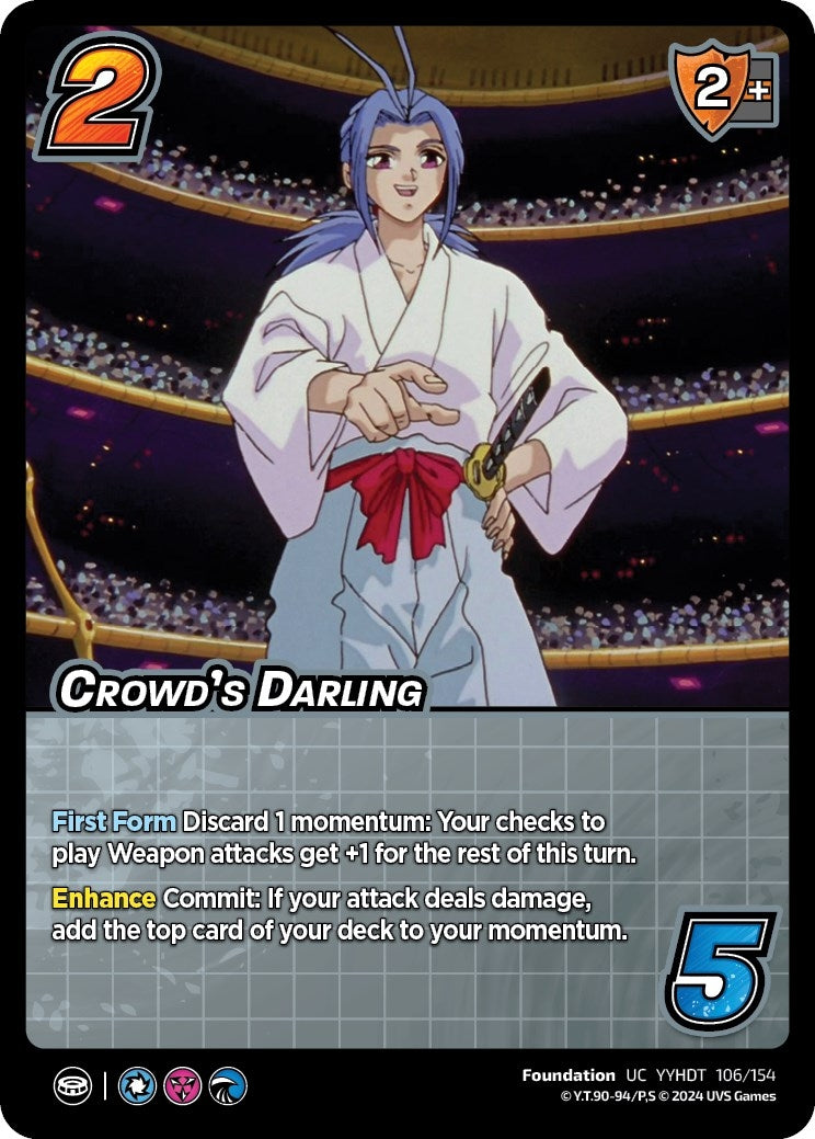 Image for Crowd's Darling (Yu Yu Hakusho: Dark Tournament) (106/154) - UniVersus
