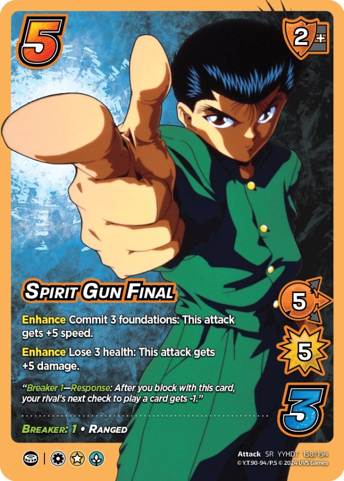 Image for Spirit Gun Final (Yu Yu Hakusho: Dark Tournament) (158/154) - UniVersus