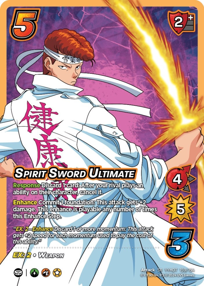 Image for Spirit Sword Ultimate (Yu Yu Hakusho: Dark Tournament) (159/154) - UniVersus