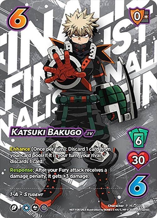 Image for Katsuki Bakugo (Hero League Championship 2023 - Finalist) (UniVersus: My Hero Academia Promo Cards) (HLC2023 2/6) - UniVersus