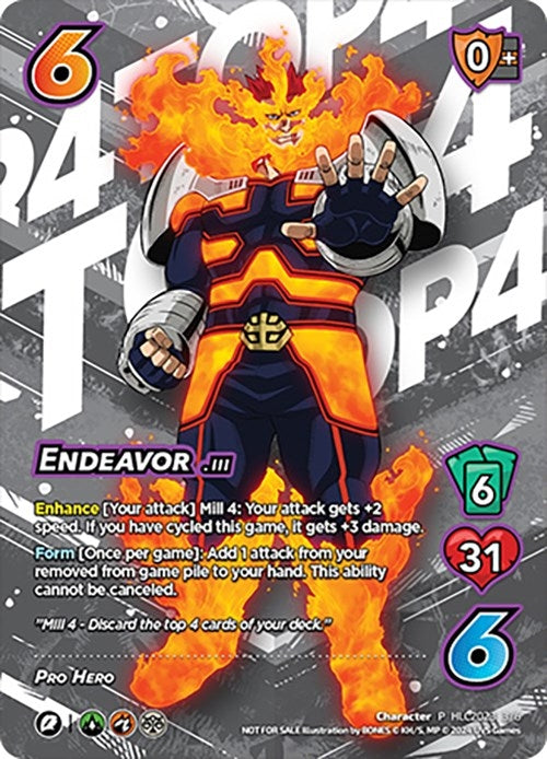 Image for Endeavor (Hero League Championship 2023 - Top 4) (UniVersus: My Hero Academia Promo Cards) (HLC2023 3/6) - UniVersus