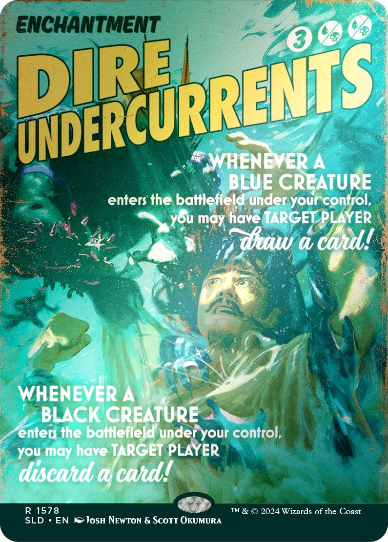Image for Dire Undercurrents (Rainbow Foil) (Secret Lair Drop Series) (1578) - Magic: The Gathering