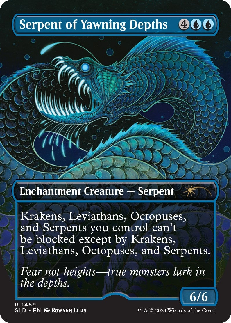 Image for Serpent of Yawning Depths (Secret Lair Drop Series) (1489) - Magic: The Gathering