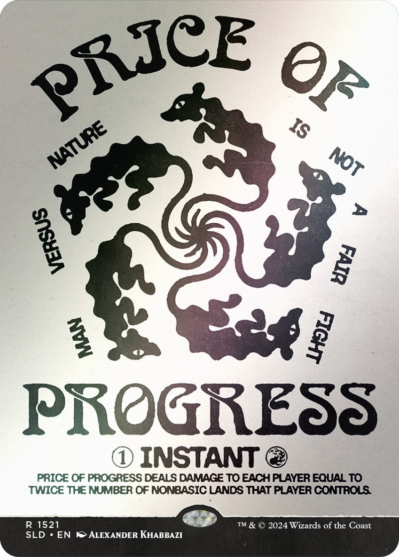 Image for Price of Progress (Rainbow Foil) (Secret Lair Drop Series) (1521) - Magic: The Gathering