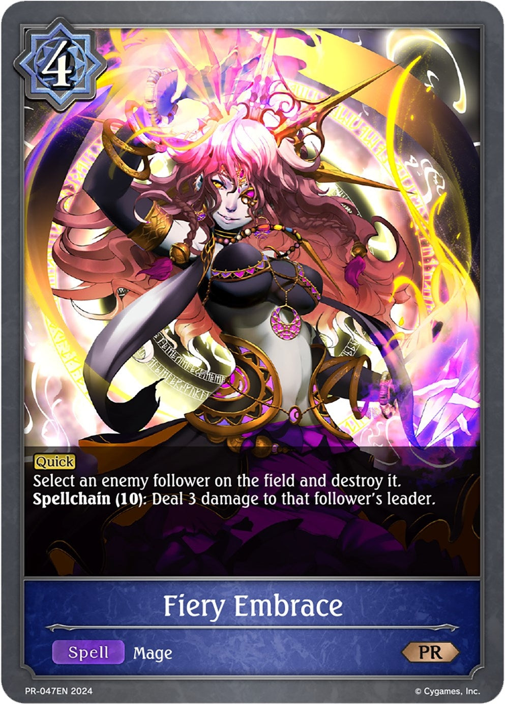 Image for Fiery Embrace (Shadowverse: Evolve Promo Cards) (PR-047EN) - Shadowverse: Evolve
